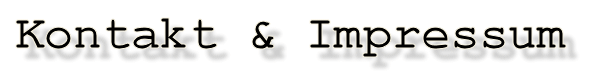Kontakt und Impressum